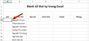 danh so thu tu trong excel 095126 300x139 - Hướng dẫn cách đánh số thứ tự trong excel